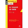 livre le résumé de texte