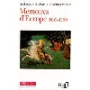 livre mémoires d'europe