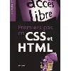 livre premiers pas en css et html
