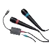 micros singstar filaires + récepteur pour ps2/ps3