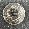 pièce 10 francs hercule 1966 argent 900 millième 25g