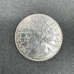 pièce 100 francs république française 1988 argent 900 millième 15,02g