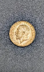pièce d'or souverain georges v 1911 or 916 millième (22 ct) 7,98g