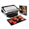 tefal optigrill+ gc712d12 - gril - électrique - 600 cm ² - thermomètre intégré - argent