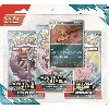 tripack 3 boosters pokémon - ev09 ecarlate et violet - aventures ensemble