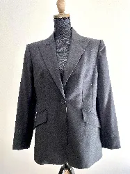 veste costume hermès gris 100 % laine