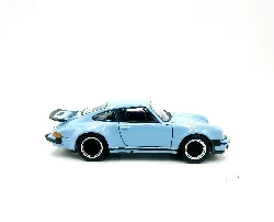 voiture miniature welly porsche 911 turbo 1/24 bleu n°43683