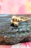 bague 4 boules en or or 750 millième (18 ct) 2,55g