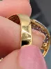 bague en 2 ors forme vague pavée de petits oxyde or 750 millième (18 ct) 7,70g