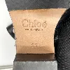 bottes susanna chloé en cuir noir et détails argentés