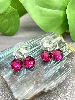 boucle d'oreilles swarovski en forme de cerise