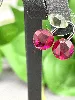boucle d'oreilles swarovski en forme de cerise