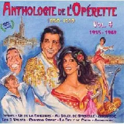 cd anthologie de l'operette vol. 4 1935 à 1949