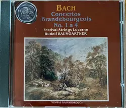 cd bach, festival strings lucerne, rudolf baumgartner - brandenburg concertos nos 1 - 4 (1990)