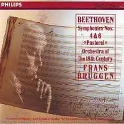 cd beethoven, orchestra of the 18th century, frans brüggen - symphonies nos. 4 & 6  (1991)