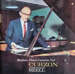 cd brahms - curzon, london symphony, szell - piano concerto no. 1 (1995)