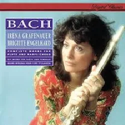 cd johann sebastian bach, irena grafenauer, brigitte engelhard - complete works for flute and harpsichord (1993)