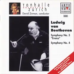 cd ludwig van beethoven - tonhalle - orchester zürich, david zinman - symphony no. 3  (1998)