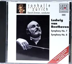 cd ludwig van beethoven - tonhalle orchester zurich, david zinman - symphony no. 7 / symphony no. 8 (1997)