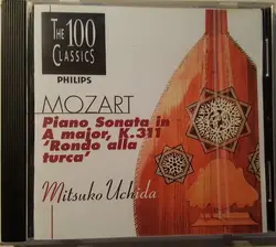 cd mozart, mitsuko uchida - piano sonata in a major, k.311 'rondo alla turca' (1995)