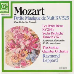 cd mozart : the scottish chamber orchestra, raymond leppard - petite musique de nuit kv 525 / les petits riens kv 299b / sechs deu