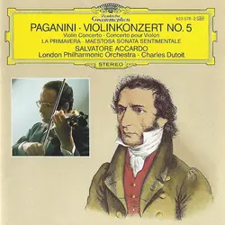 cd paganini, salvatore accardo, london philharmonic orchestra, charles dutoit - violinkonzert no. 5 = violin concerto = concerto p
