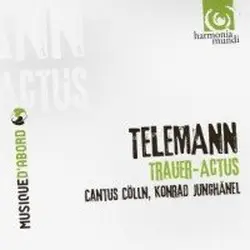cd telemann / cantus cölln, konrad junghänel - trauer - actus / cantatas (2010)