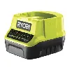 chargeur rapide ryobi 18v 2.0ah one+ lithium - ion rc18120
