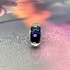 charm pandora verre de murano transparent argent 925 millième (22 ct) 2,93g