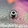 charm pandora verre de murano transparent argent 925 millième (22 ct) 2,93g