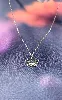 collier avec un pendentif couronne  or 750 millième (18 ct) 1,47g