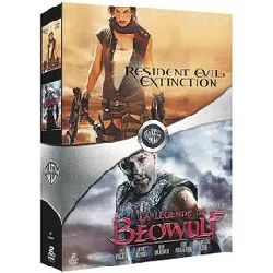 dvd resident evil : extinction - la légende de beowulf - coffret