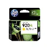 hp 920xl - à rendement élevé - jaune - originale - cartouche d'encre - pour officejet 6000, 6000 e609a, 6500, 6500 e709a, 6500a, 6