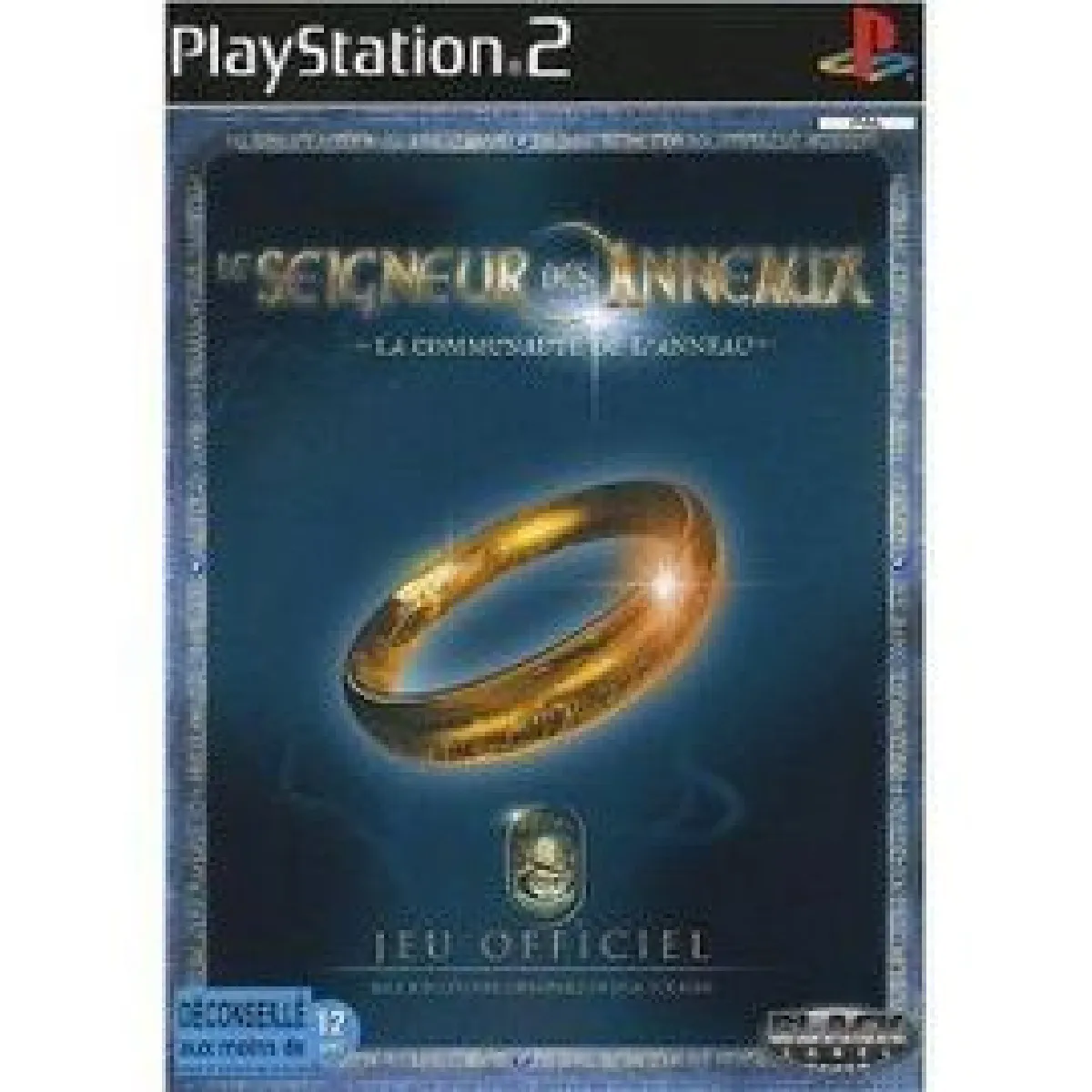 Jeu vidéo - Sony - Le Seigneur Des Anneaux : Les Deux Tours - Platinium PS2 - Gris - Pack - Jeux vidéo