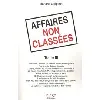 livre affaires non classées - tome 3