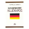 livre grammaire allemande. poche