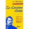 livre la cousine bette, honore de balzac