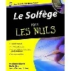 livre le solfège pour les nuls (1 cd audio)