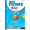 livre mes fiches abc du bac histoire term es.l