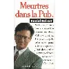 livre meurtres dans la pub