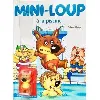 livre mini - loup - mini - loup à la piscine - avec 1 figurine