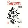 livre saisons - poèmes des dynasties tang et song