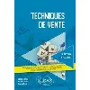 livre techniques de vente