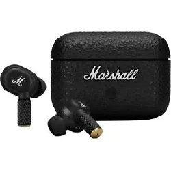 marshall motif ii - ecouteurs intra - auriculaires true wireless avec réduction de bruit passive noir