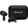 marshall motif ii - ecouteurs intra - auriculaires true wireless avec réduction de bruit passive noir