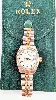 montre automatique rolex lady oyster perpetual date en or et acier diamètre 26mm