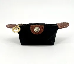 porte monnaie longchamp le pliage original en toile noir