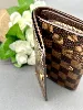 portefeuille louis vuitton trésor en toile damier ébène marron