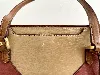 sac cabas lauren ralph lauren en cuir camel et bordeaux fermeture zippée