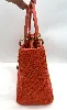 sac dior mini lady dior en tweed orange